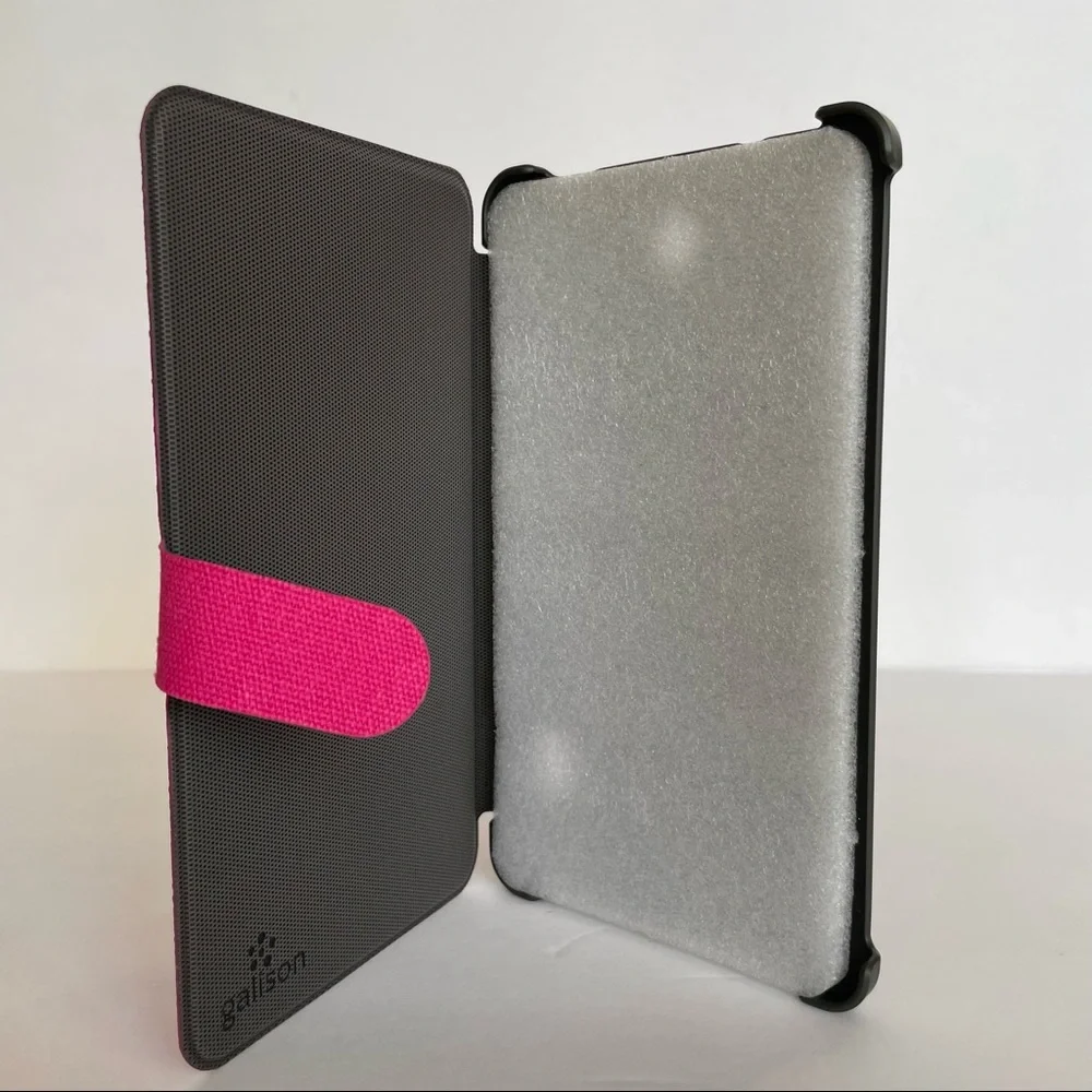 Nook Tablet 7” Pink Book Cover with Tab NWT My Weekend is All Booked